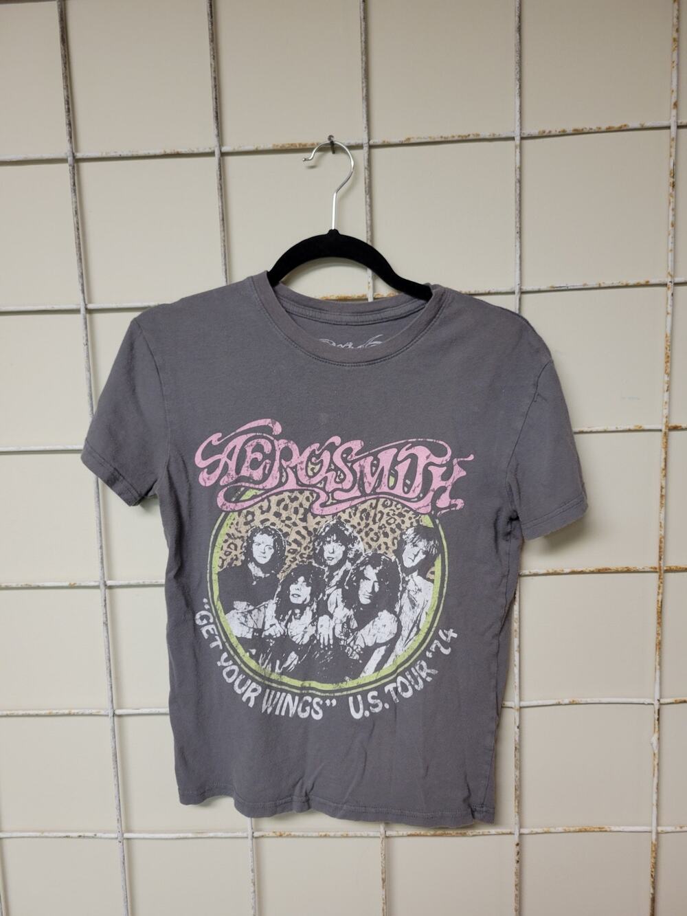 Aerosmith "Get Your Wings" US Tour '74 Tee Shirt XS (2021)